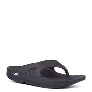 Oofos 1000 Women's OORIGINAL Black Sandals Thong Flip Flop 10 SH11